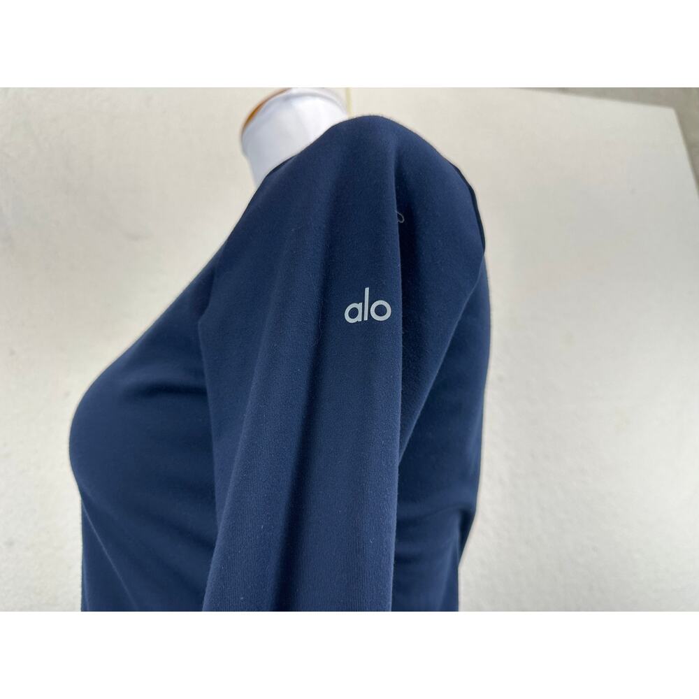 Alo Yoga Airbrush Winter Warm Nocturne Long Sleeve Top Women's Size Small